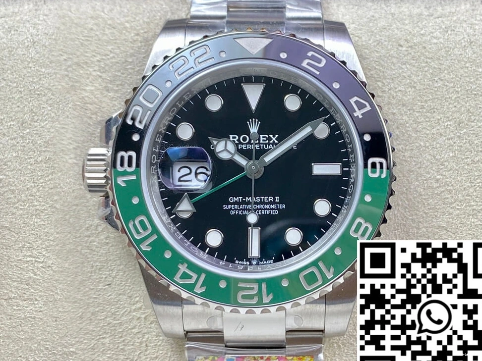 Clean M126720VTNR-0001 Black Dial Master II GMT Factory Rolex 0501